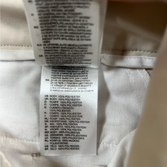 ADIDAS Women's ClimaLite Beige Double-Buttoned Bermuda Golf Shorts Size 6 - Picture 9 of 15